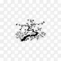 梅花元素素材梅花