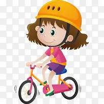 自行车大赛骑车的女孩