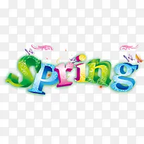 spring 立体英文字母