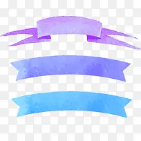 蓝色紫色文字边框