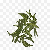 绿色的茶叶