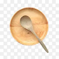 木质盘子勺子
