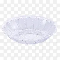 创意水晶透明圆形家用水果盘
