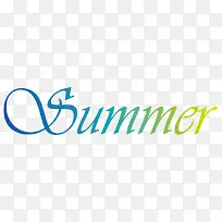 夏天字体