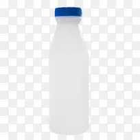白色解渴蓝色盖子的塑料瓶饮用水