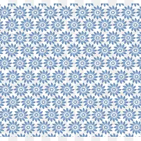 浪漫蓝色花朵花纹