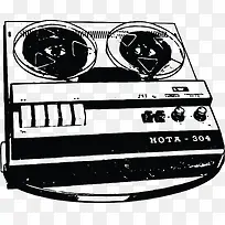 老旧款式漫画收音机