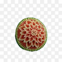 西瓜雕花艺术