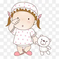 手绘女孩