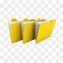 黄色文件夹