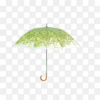 浅绿色雨伞