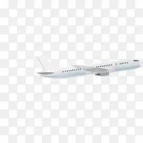 一架白色的飞机图案