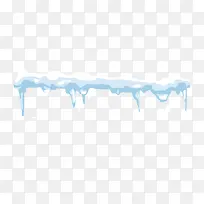 冬季冰块矢量图装饰