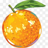 橙色闪耀橘子