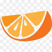 橙色卡通橘子