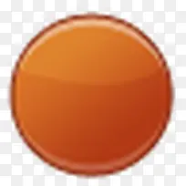 橙色的圆形图标