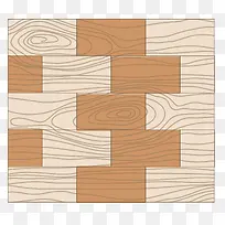 方形拼接矢量木地板