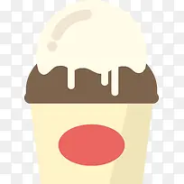 卡通冰淇淋甜品素材图