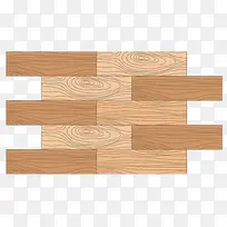 拼接扁平风格矢量木地板