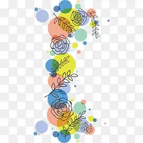 素描植物矢量