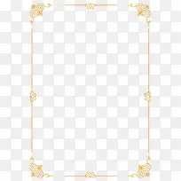 边框   矢量  褐色