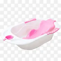 粉色母婴浴盆产品实物图