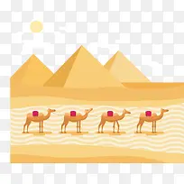 埃及金字塔旅游骆驼