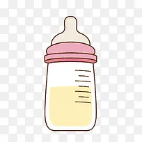 婴儿奶瓶手绘图案