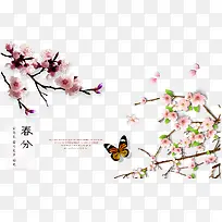 春分图文结合桃花