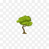 卡通简约大树装饰广告设计