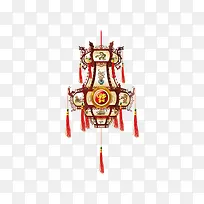 中国风古典绘画灯笼
