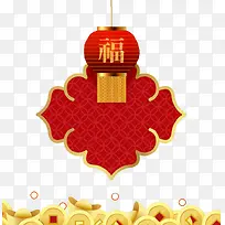 中国风灯笼装饰图