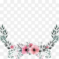 母亲节花朵装饰素材矢量