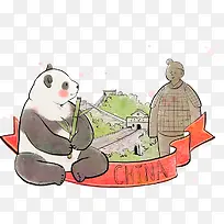 中国文化传统插画