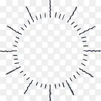 超炫的圆形放射图