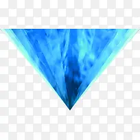 蓝色渐变的三角形