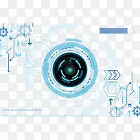 矢量蓝色按钮下载