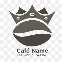 皇冠矢量咖啡logo