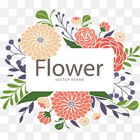 锦绣花丛标题框