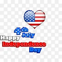 美国独立日庆祝元素