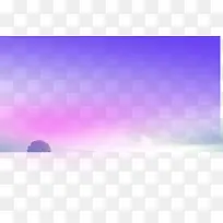 紫色条件云层七夕情人节海报背景