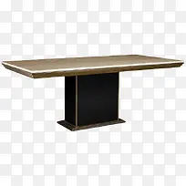 长方形的木质桌子