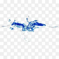 动感蓝色水波