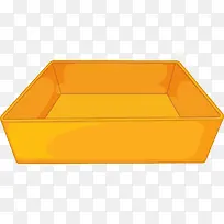 黄色抽象盒子图案
