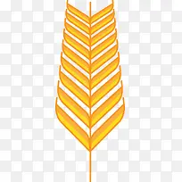 金色麦穗矢量图