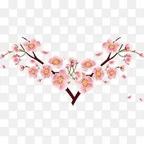 时尚精美彩绘花朵素材