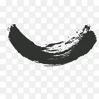 黑色水墨笔迹素材