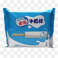 蓝色雀巢牛奶棒包装