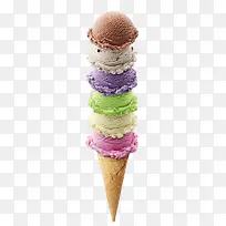 多种口味冰淇淋