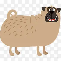 肥胖的狗狗PNG下载